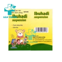 Ibuhadi suspension Hadiphar - Hạ sốt, giảm đau và kháng viêm